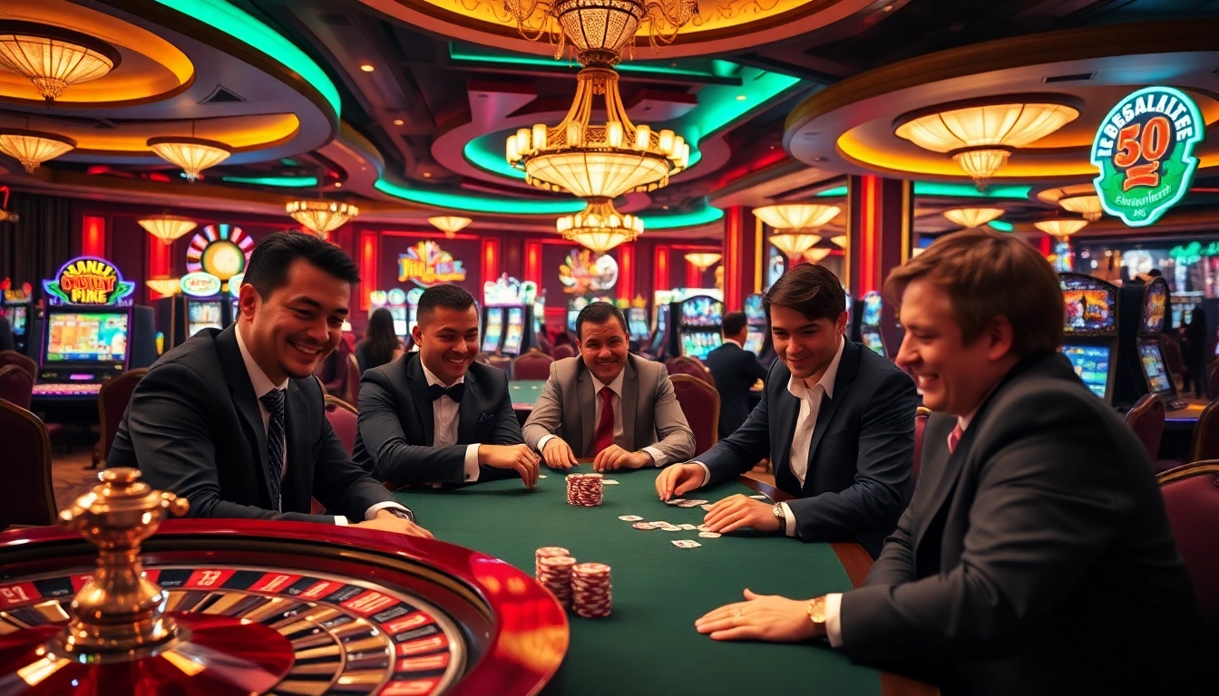 Thrilling poker game scene highlighting five88 com's luxury gambling environment.
