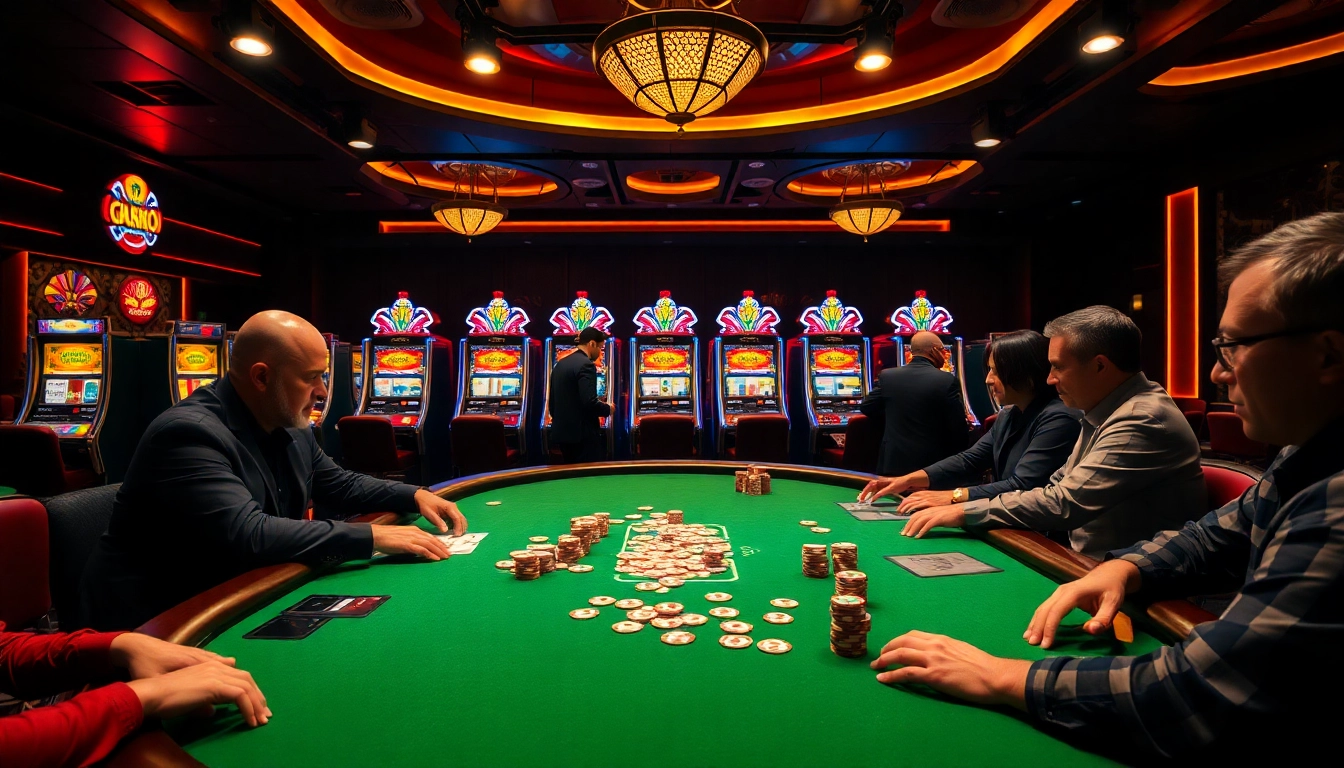 Experience the thrilling atmosphere of jbo gaming with high-stakes poker at a luxurious casino.