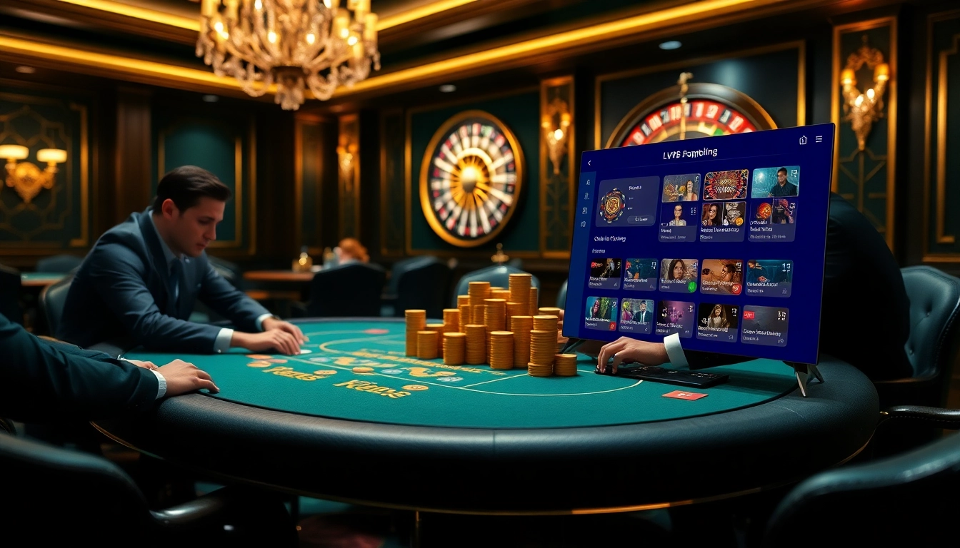 Experience the excitement of LV88 online gambling with luxurious poker and roulette scene