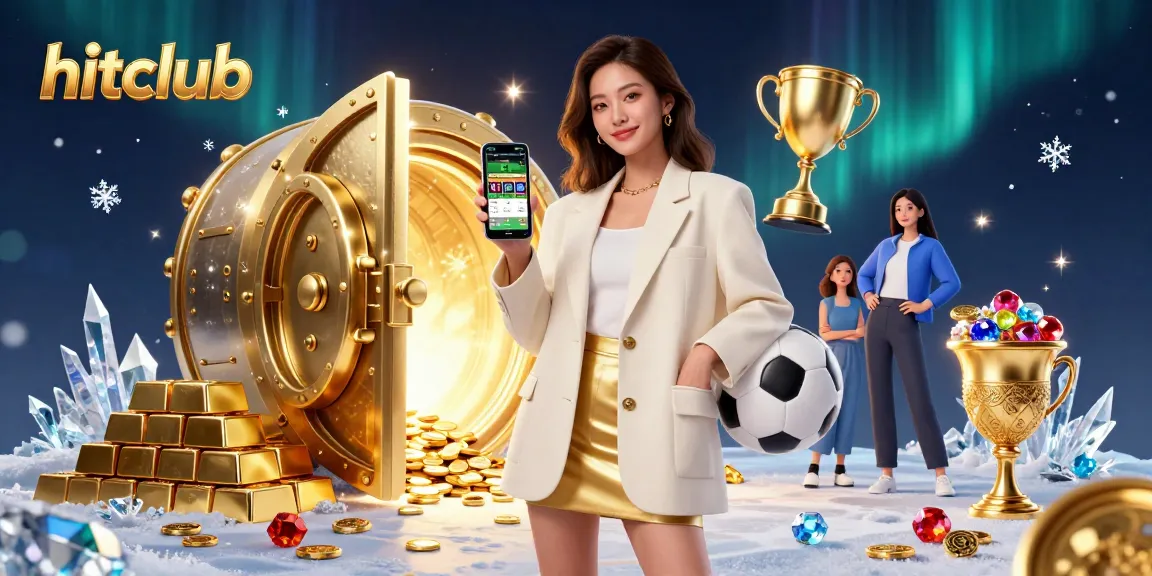 Join the hitclub with engaging sports betting action showcased in a vibrant digital illustration.