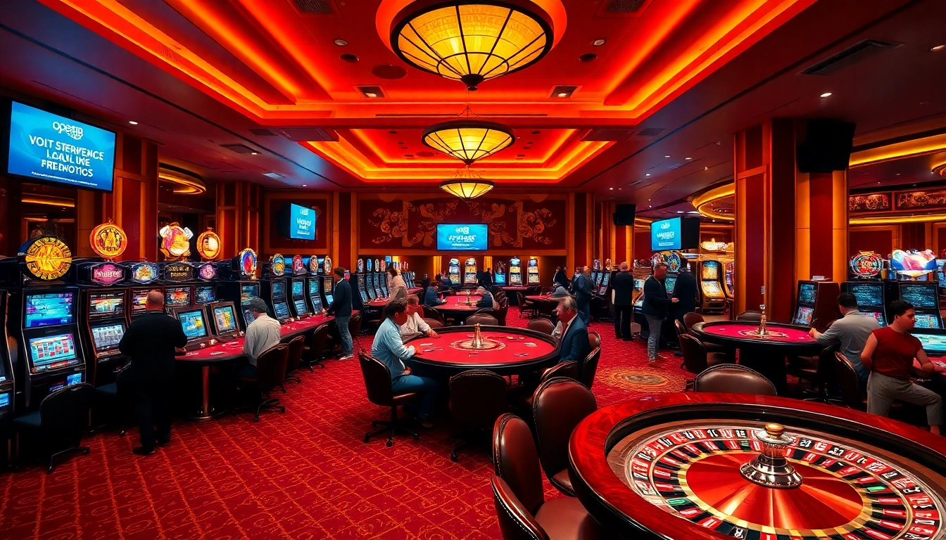 Experience premium gambling at open88 with vibrant tables and luxe casino ambiance