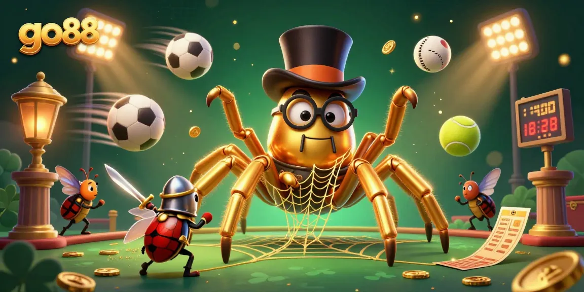 Experience thrilling moments with go 88 as the golden tarantula leads a vibrant live casino scene.