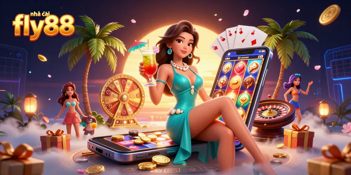 Engage with nhà cái fly88's exciting gaming variety at this vibrant online casino scene.
