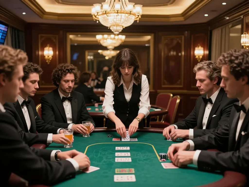 Players experience high stakes at TG88 poker game in exclusive VIP casino.