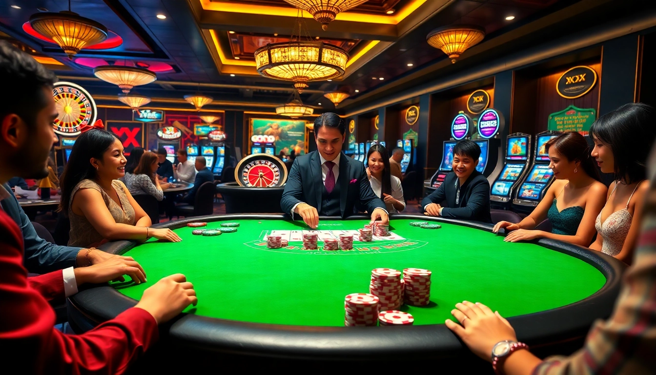Experience the excitement of gambling at XX 88 with vibrant casino tables and thrilling gameplay.