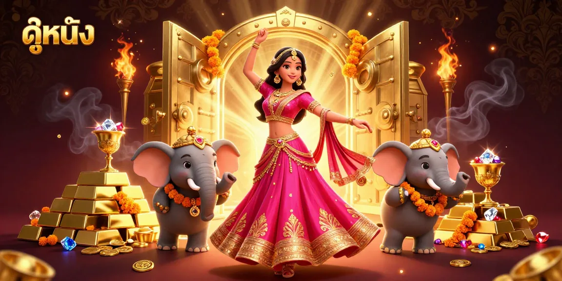 Boost your movie experience with ดูหนัง and vibrant casino-themed elements, sparkling jewels all around.