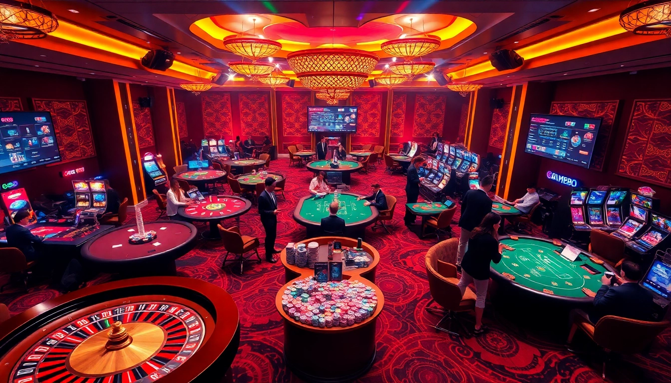 Experience the thrill of gambling with link mm88 at exciting casino tables featuring poker and roulette.