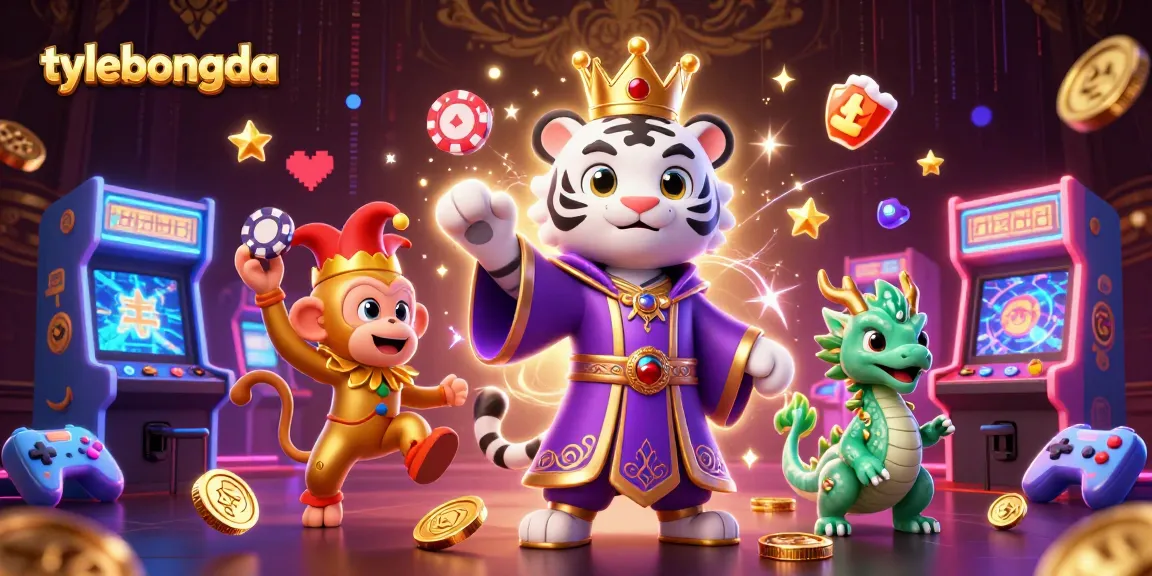 Engage in thrilling betting action with tylebongda's interactive elements in a vibrant casino scene.