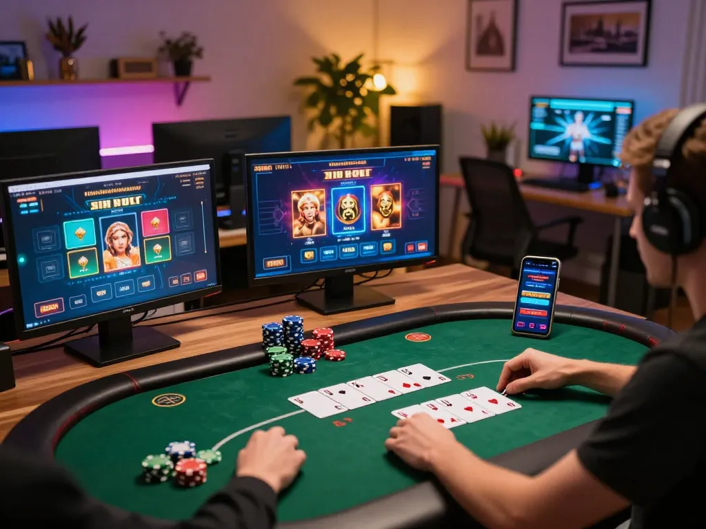 Players enjoying pucuk138 online slots with engaging gameplay and vibrant atmosphere.