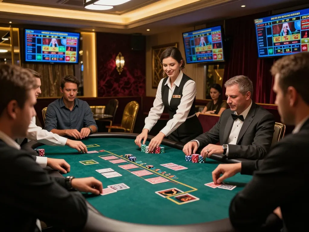 Players engaging in a live dealer game at 999bet, emphasizing interactive betting experience
