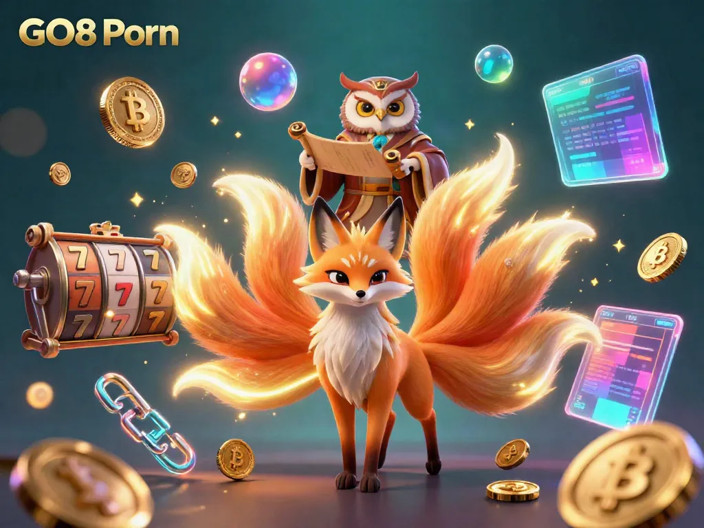 Engage with the vibrant GO8 Porn gaming realm featuring thrilling slots and a mystical fox spirit in dazzling colors.