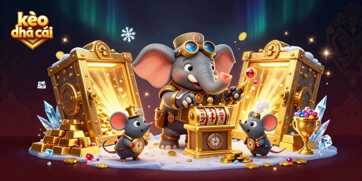 Engage with the kèo nhà cái experience through vibrant steampunk elements and dynamic gold visuals.