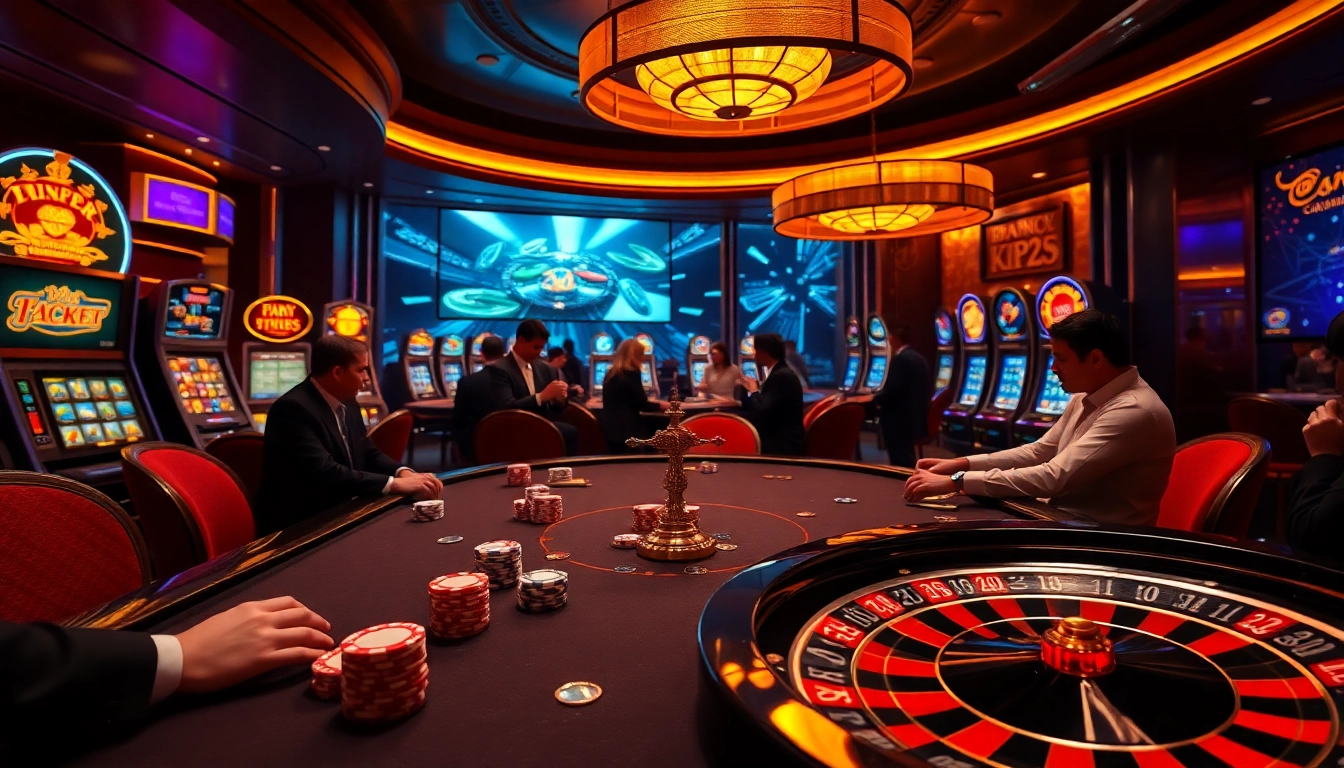 Experience the thrill of 'luong son tv' with high-stakes gambling at this luxurious casino table.