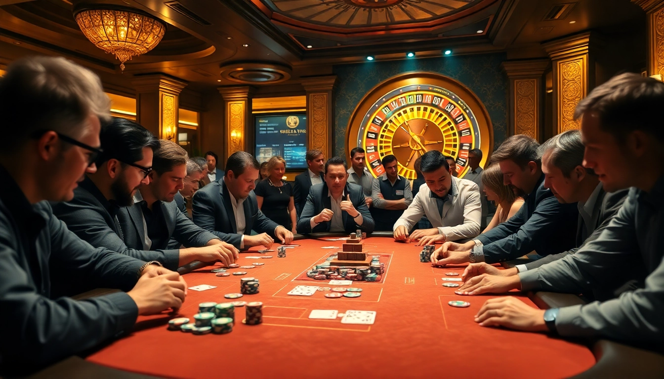 Experience thrilling high-stakes gambling at newphim's luxurious poker table filled with excitement and strategy.