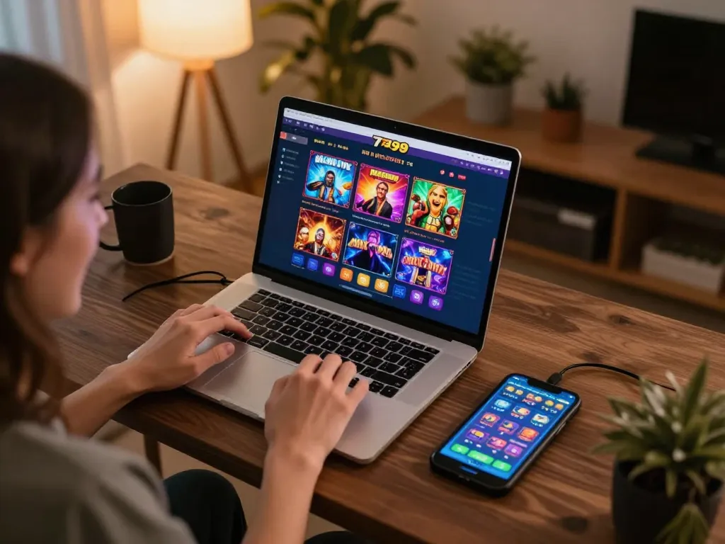 Engaging with the 789P online casino platform, showcasing an exciting gaming experience.