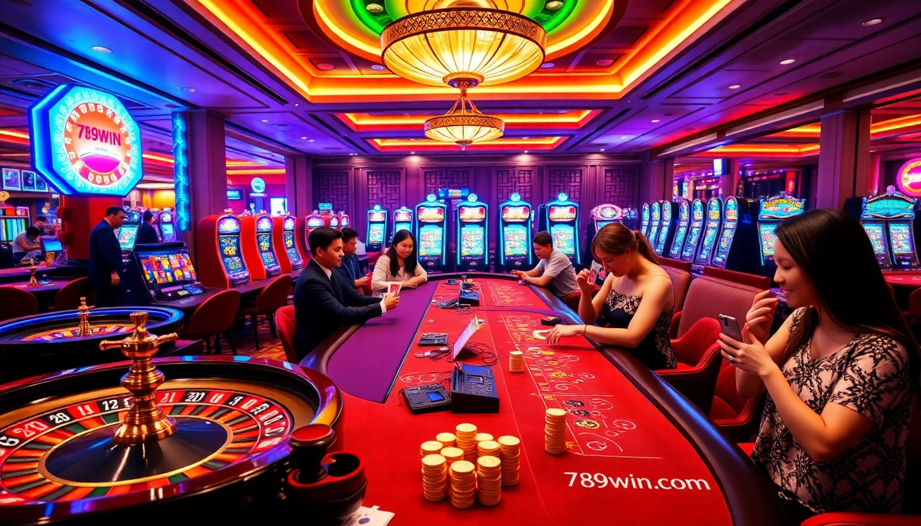 Experience excitement at 789win.com with vibrant casino tables featuring dynamic gameplay.