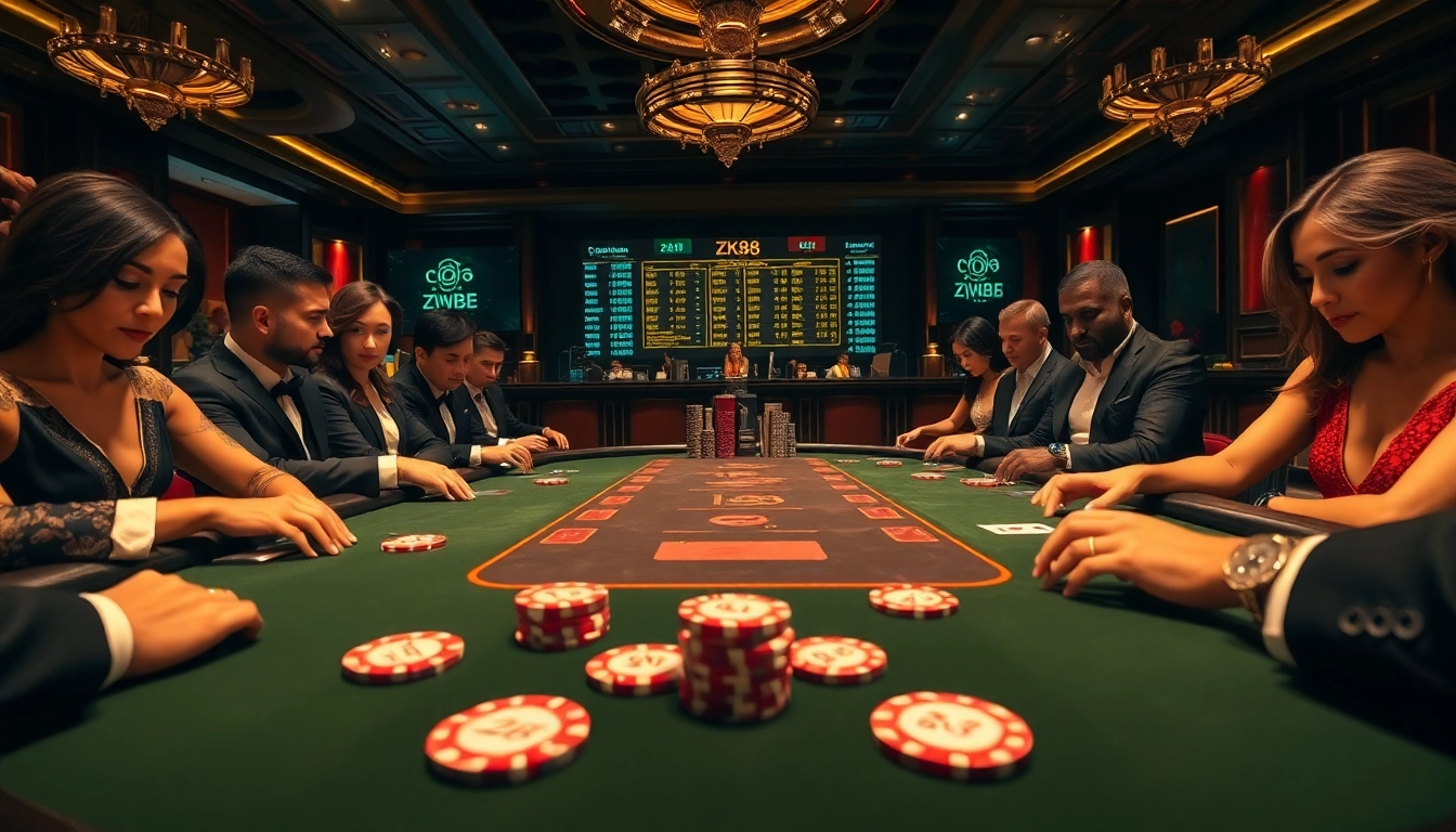 Experience high-stakes excitement at ZK88 casino with luxurious poker action and thrilling gameplay.