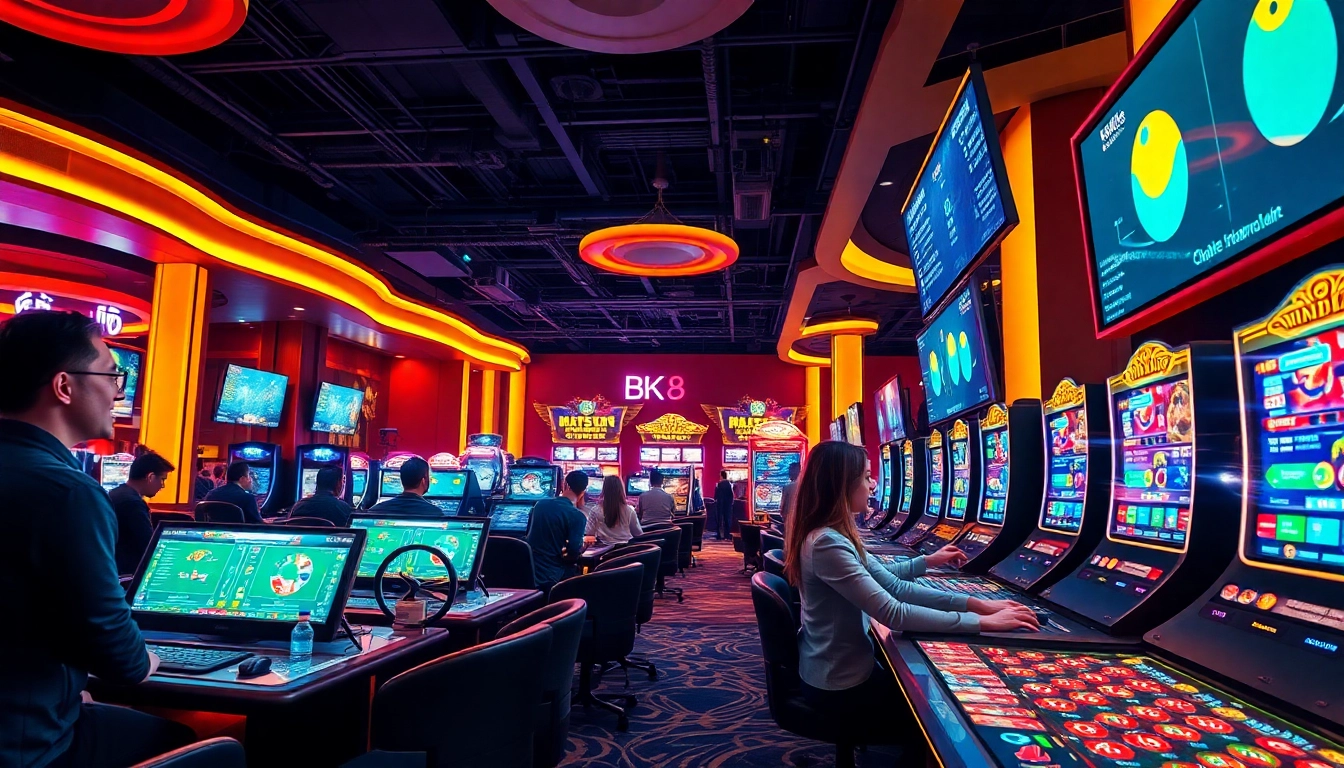 Experience the thrill of bk860s.com with vibrant online gaming visuals showcasing casino excitement and luxury.