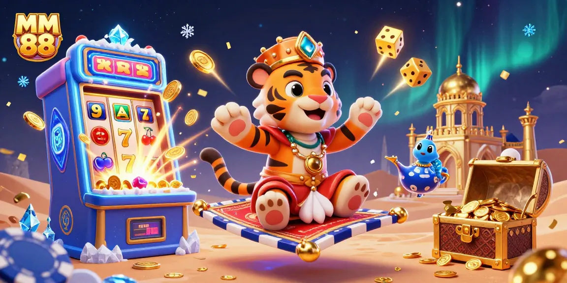 Experience thrilling winnings with MM 88's vibrant slot machines and rich casino atmosphere.